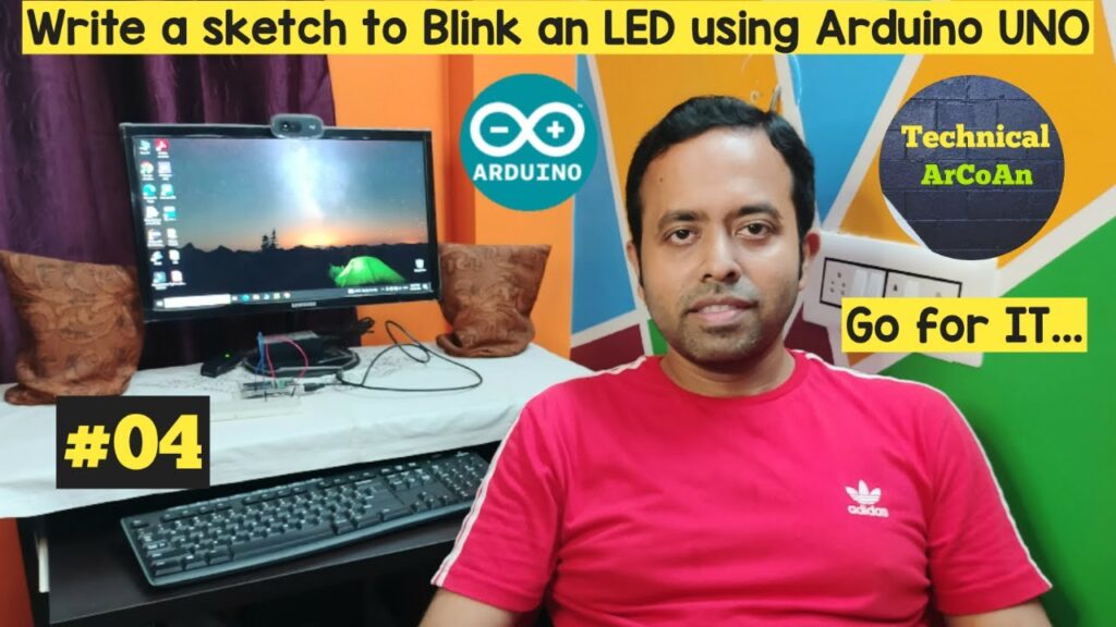 Write a sketch to blink an LED using Arduino UNO R3 | Arduino Tutorial | Arduino IDE 2.1.1