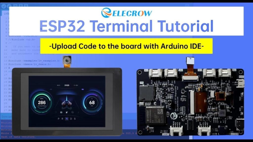 Upload LVGL Demo Code to ESP32 Terminal Display with Arduino IDE || Tutorial