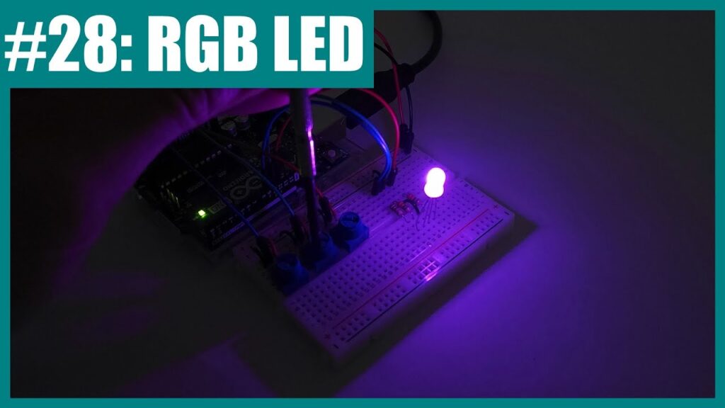RGB LED Color Mixing with Arduino (Lesson #28)