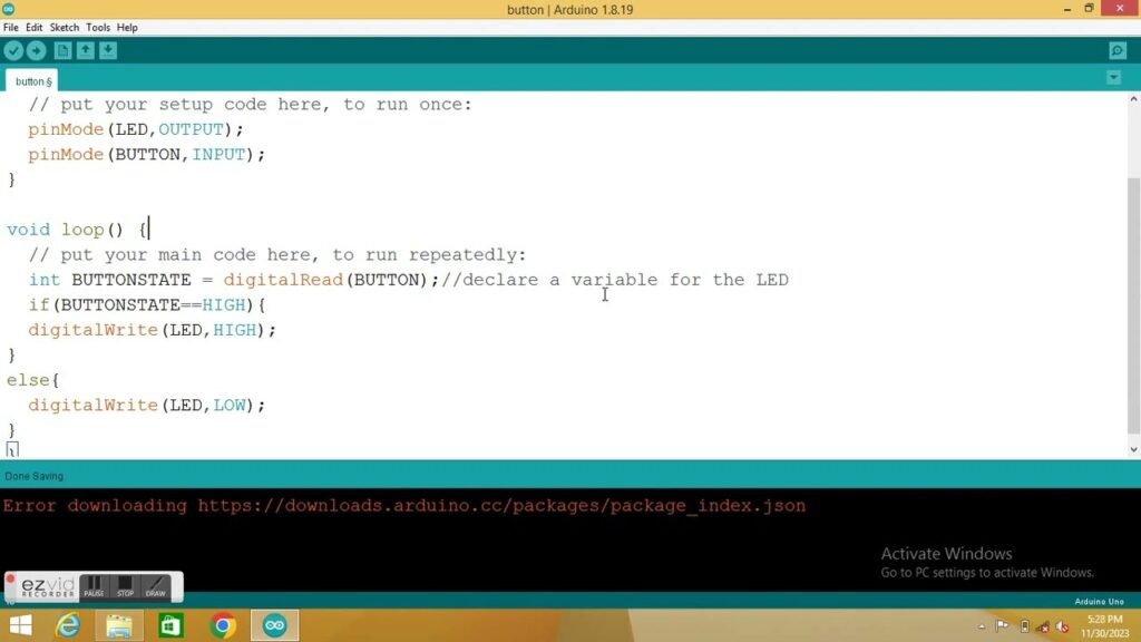 C programming with Arduino software. Use of if conditionals